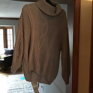 She and Sky Gray sweater